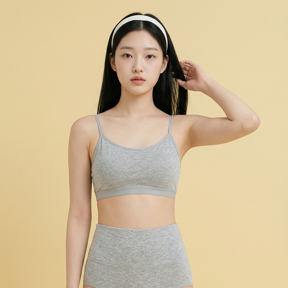 여성 순면 브라캡 나시 브라탑 노와이어 캡내장 일체형 빅사이즈 - 상세 이미지 3