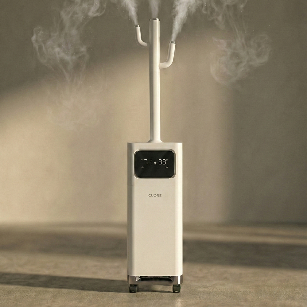 쿠오레 가열식 가습기 17L 대용량 비염 황사 UV 가정용 사무실 CHM-UV17WN(화이트)