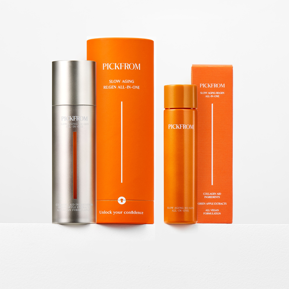 픽프롬 슬로우에이징 리겐 남성 올인원 로션 기프트 세트 본품 50ml+리필 50ml 이미지 1