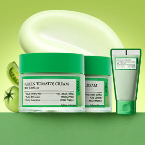 [2개 세트] 풀리 그린 토마토 크림 90ml + 90ml 솔직 후기 | 피부 타입별 분석 - 상품 이미지 1
