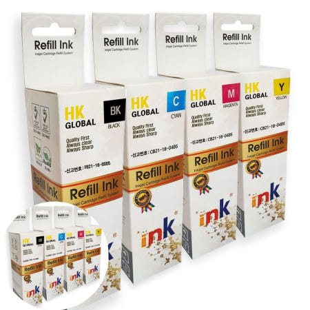 에이치케이 SLJ1563W호환잉크 삼성 프린터적용 검정+칼라 4색 호환잉크 SL-T2275DW