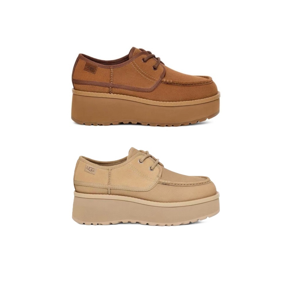 어그 미국 UGG 시티펑크 키높이 플랫폼 슈즈 브라운, 베이지 1158264-CHE 1163010-MDSD - 상품 이미지