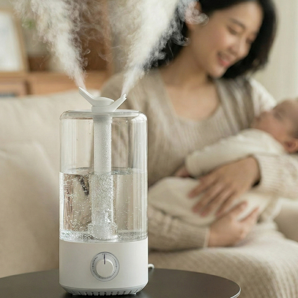 이놀 UV-C 살균가습기 5.5L 대용량 필터없는 통세척 저소음 아기 신생아 복합식 가습기