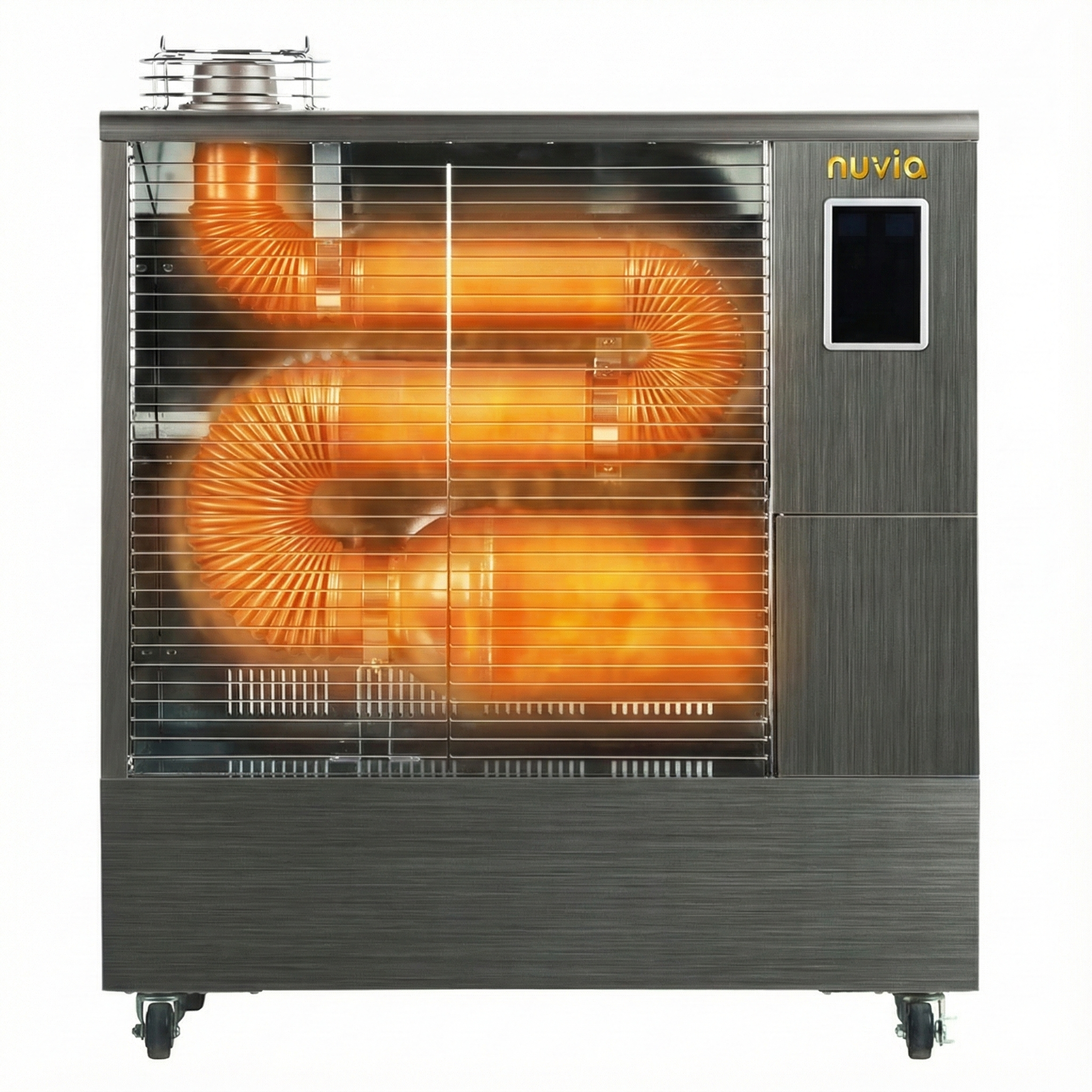 누비아 돈풍기 원적외선 튜브히터 등유 곱창난로 주름관히터 산업용 업소용 7000kal NTH8K