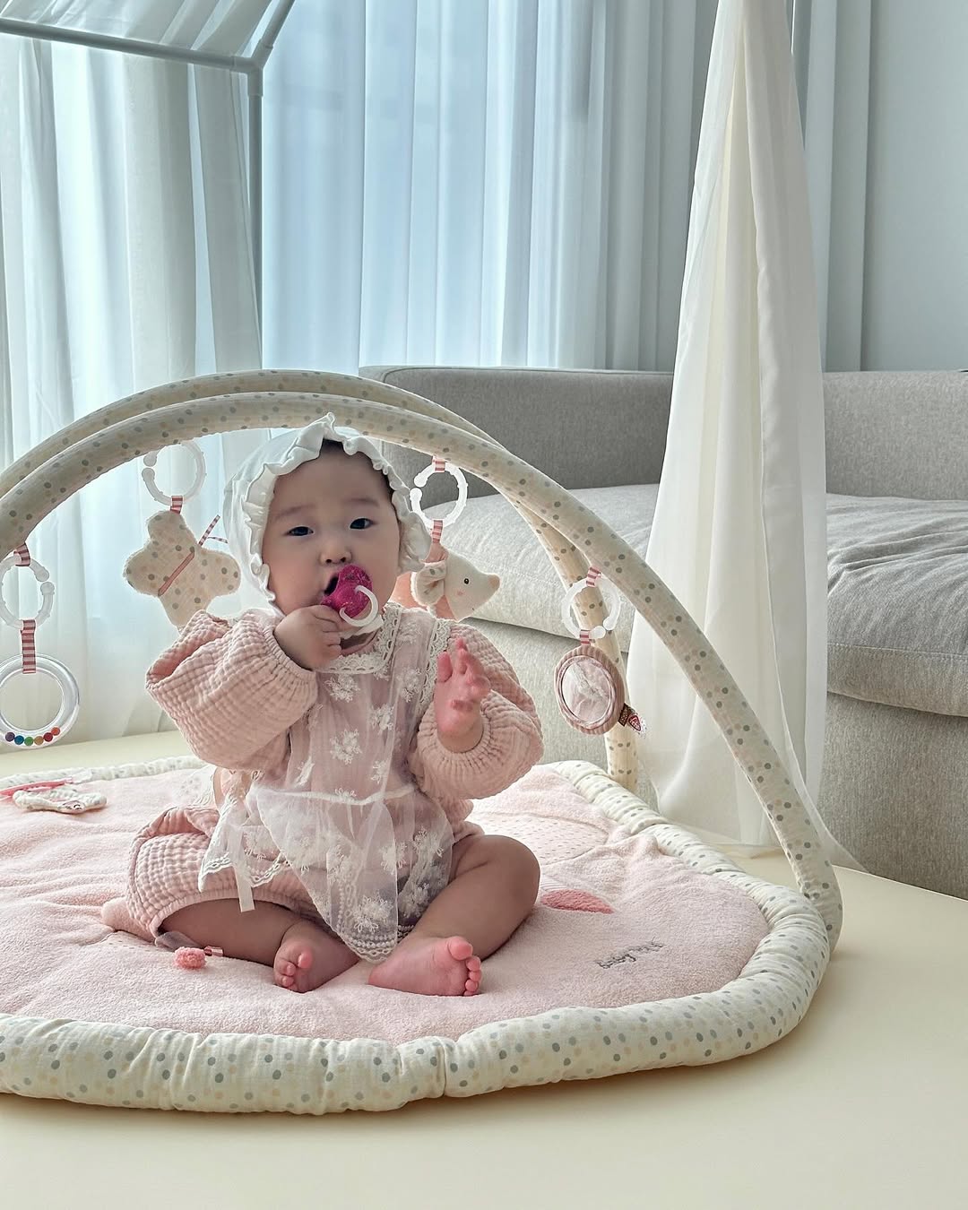 베이비펜 버드 아기 체육관 플레이 매트