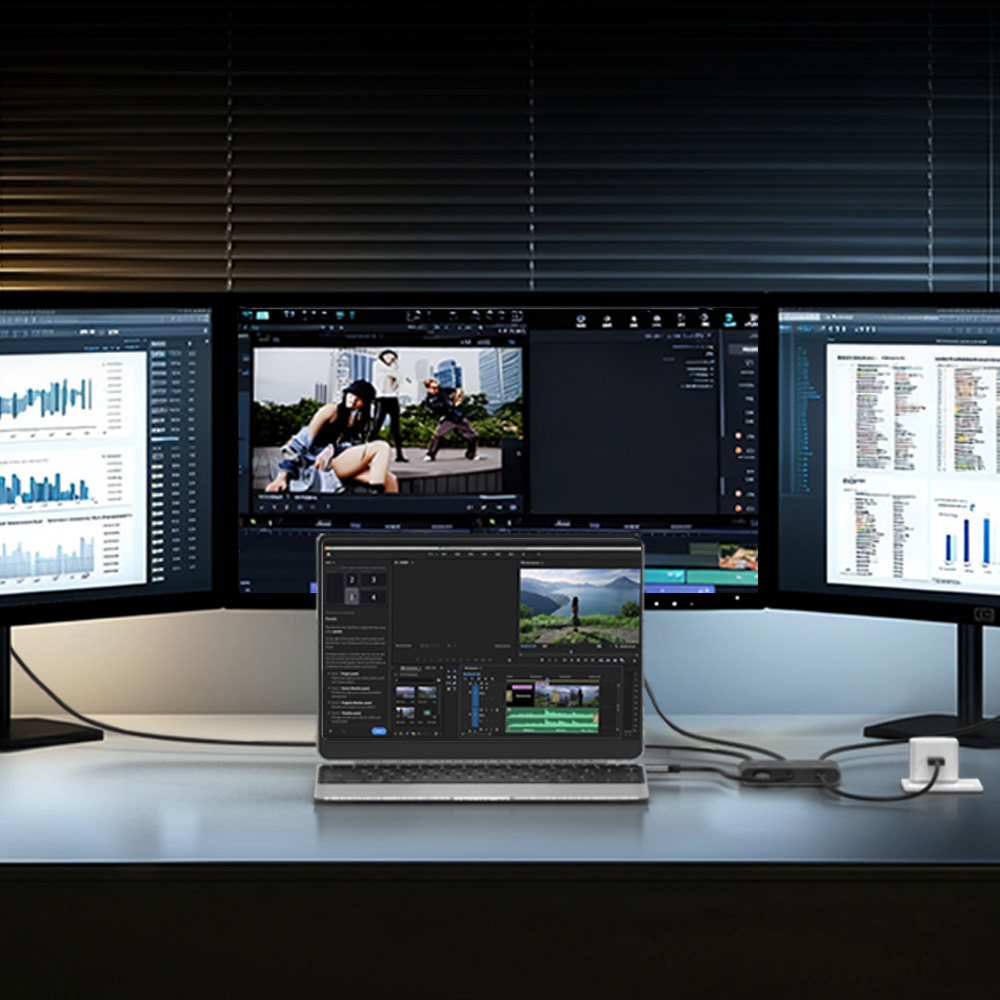 모비큐 3HDMI 4K USB+PD 3.0 C타입 5포트 멀티허브 EM-53HP - 상세 이미지 3