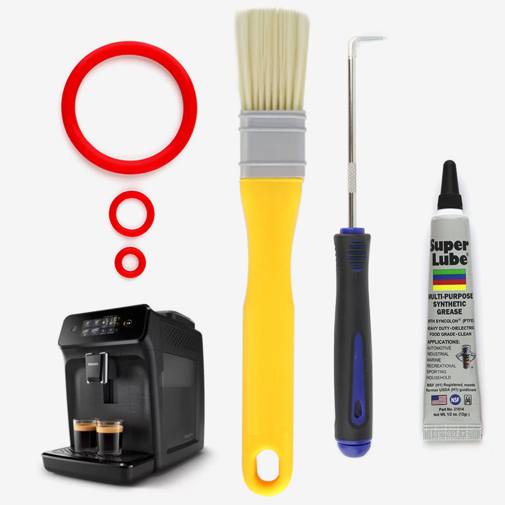 필립스 커피머신 오링 교체 3종 관리용품 윤활 구리스 청소솔 라떼고 EP1200 2200 제품 이미지