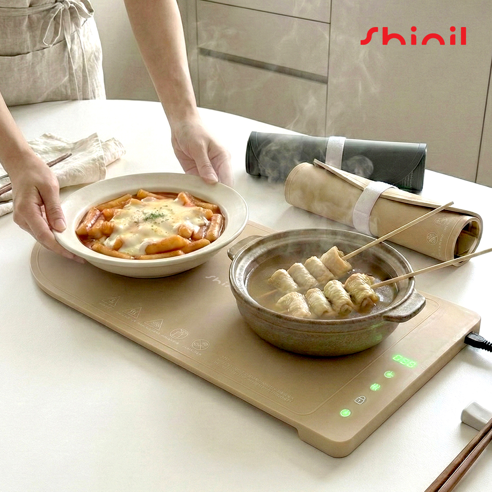 [26년형] 신일 푸드워머 올워밍 보온 접이식 다이닝 테이블 매트 음식워머 휴대용 100도 스몰 제품 이미지