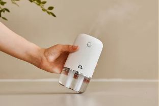 노멀라이프 차량용 듀얼미스트 저소음 무선 미니가습기