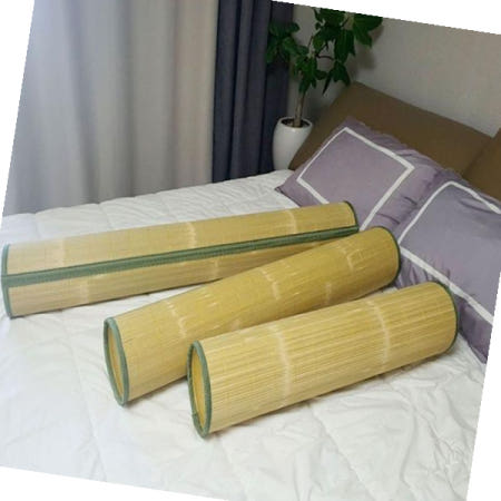 대나무죽부인 무더위 여름 쾌적한 수면 원통형 대나무 죽부인 2siz