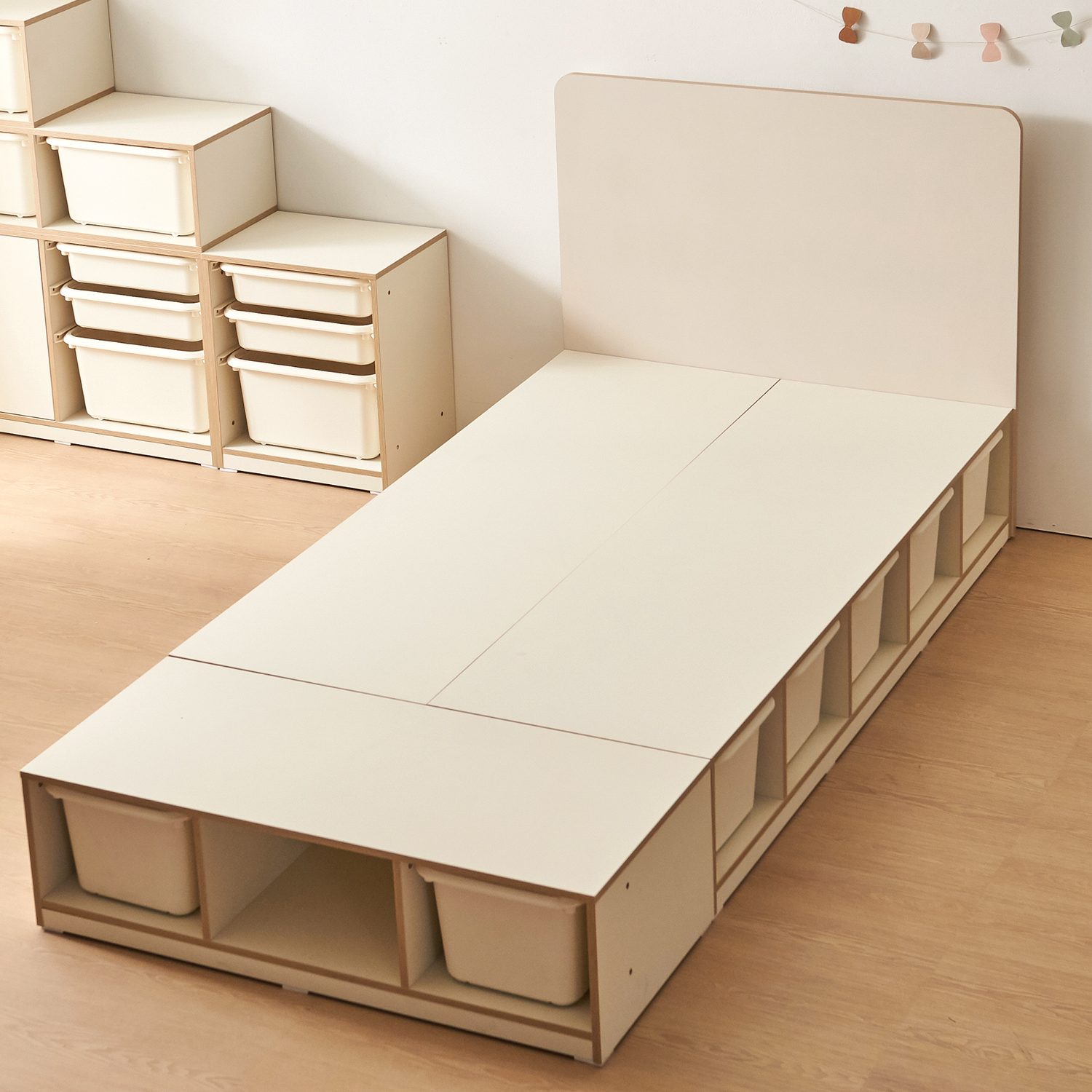 초등학생 침대 프레임 아이방 인테리어 어린이 수납 침대 키즈