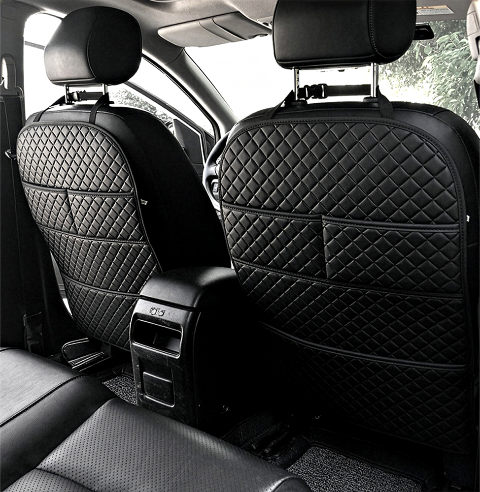 루먼트 포켓 퀄팅 킥매트 자동차 시트커버 차량용 뒷자석 보호