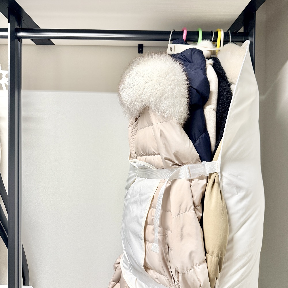 패딩 압축 파우치 겨울옷 압축팩 수납팩 정리 제품 이미지