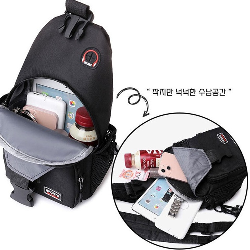 투웨이 슬링 겸용 방수 여행용 백팩 데일리 남녀공용 박대표마켓 - 상세 이미지 3