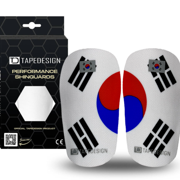 테이프디자인 축구 신가드 2.0 정강이보호대 코리아에디션 맞춤핏 - 상품 이미지
