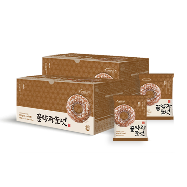 약과도넛60g x 12개입(1박스) 쫀득 쫀득한 국민간식 효도간식 이미지 8