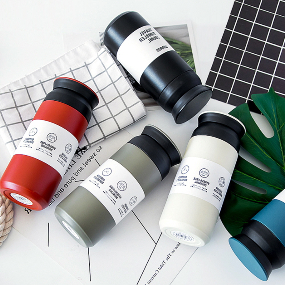 우루 트래블 스텐 텀블러 350ml/500ml 5color 대량구매 판촉 기념품 각인 인쇄 - 상세 이미지 2