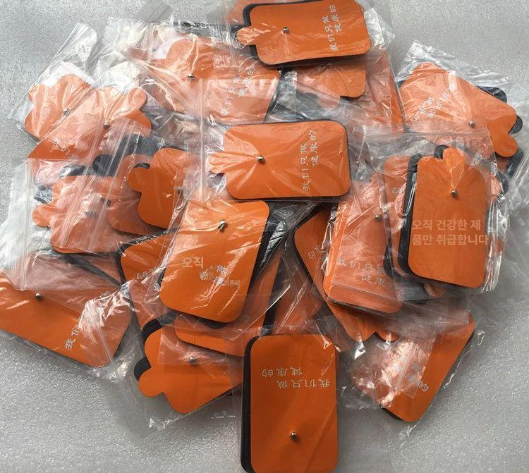 저주파 EMS 전기 자극 자기장 패드 마사지기 근육 오렌지 패치 5쌍 10개 - 상세 이미지 4