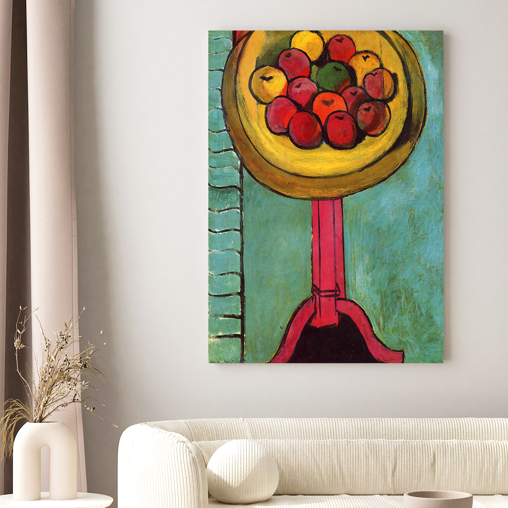 앙리마티스 인테리어 그림 액자 포스터 명화 Apples on a Table 1916 - 상품 이미지