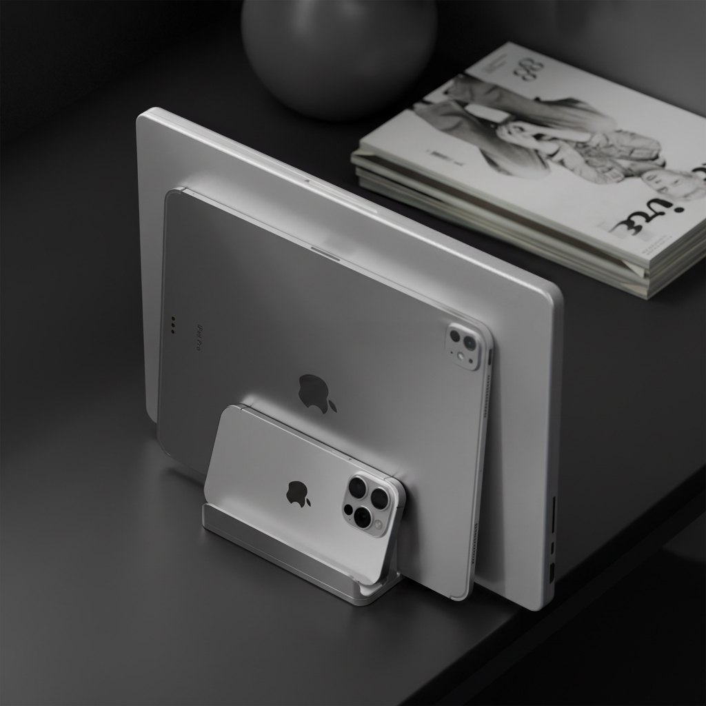 니케 맥북 노트북 거치대 수직 스탠드 클램쉘 맥미니 꽂이 세로 알루미늄 1슬롯 제품 이미지