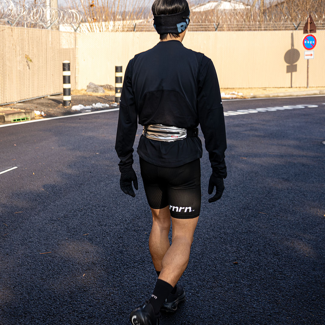 rnrn 러닝벨트 런닝가방 허리밴드 마라톤 힙색 플립벨트 빛반사 이미지 2