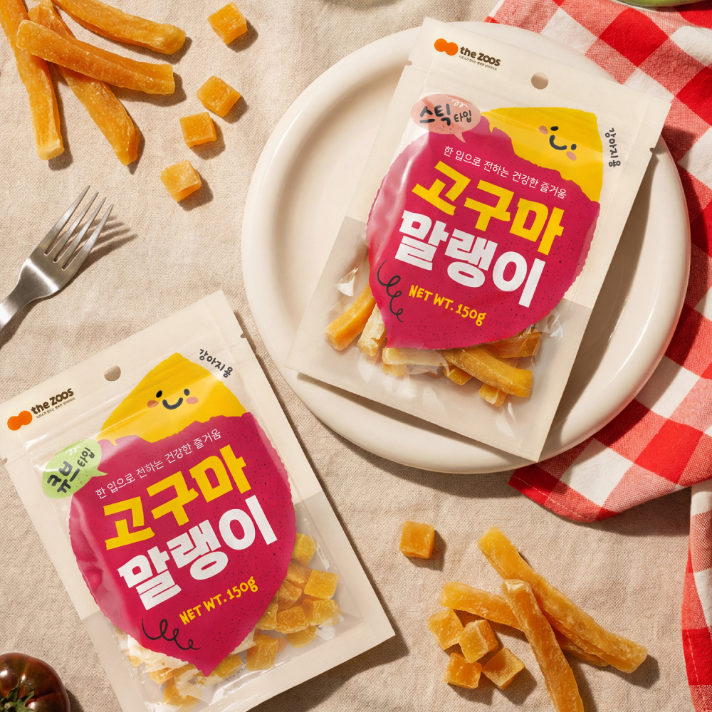 원더푸드 반려견 강아지 고구마간식 말랭이 1kg 대용량 2개+150g - 상세 이미지 4