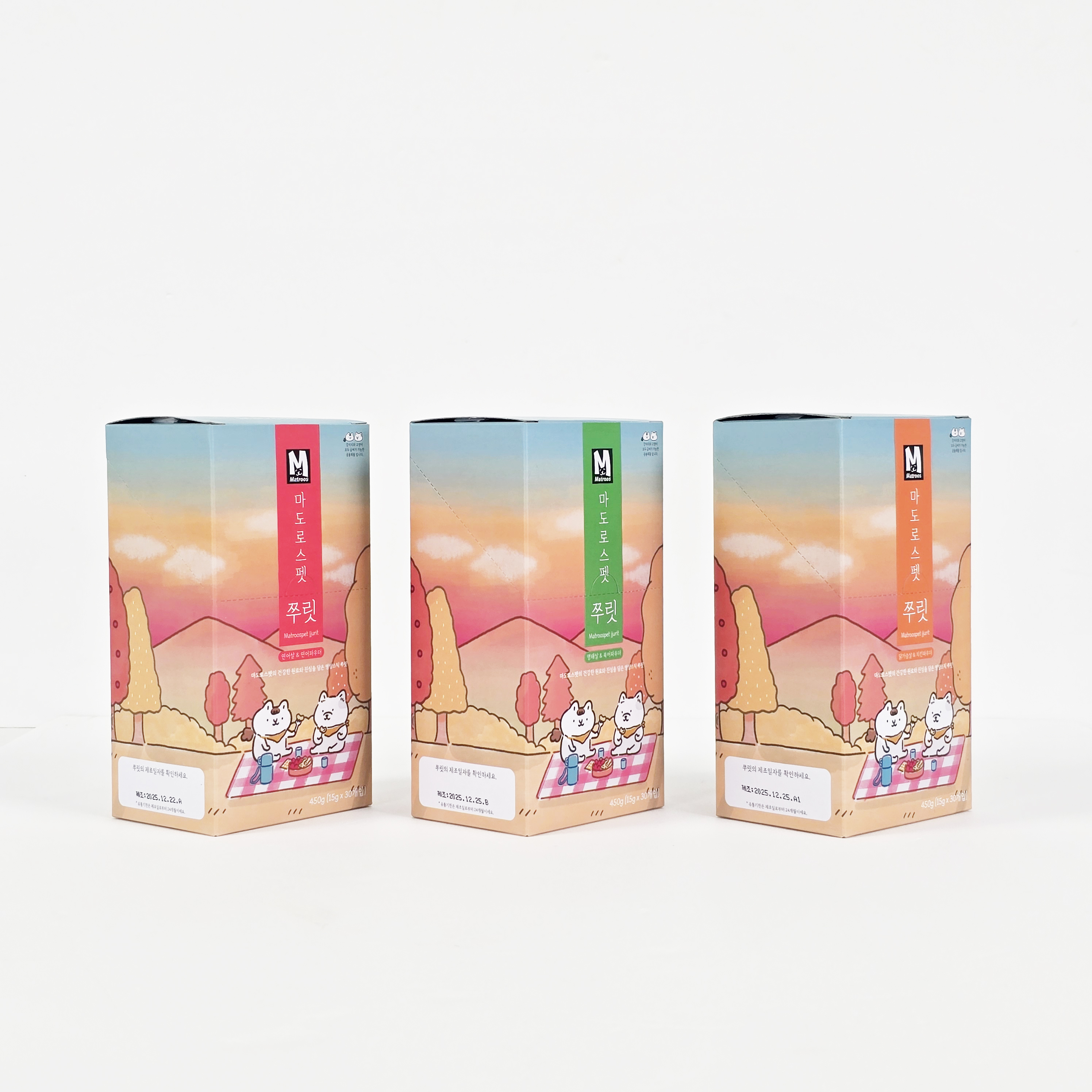 마도로스펫 쭈릿 명태살, 닭가슴살, 홍연어살 스마트팩 15g 30p 고양이 츄르 간식 - 상세 이미지 2