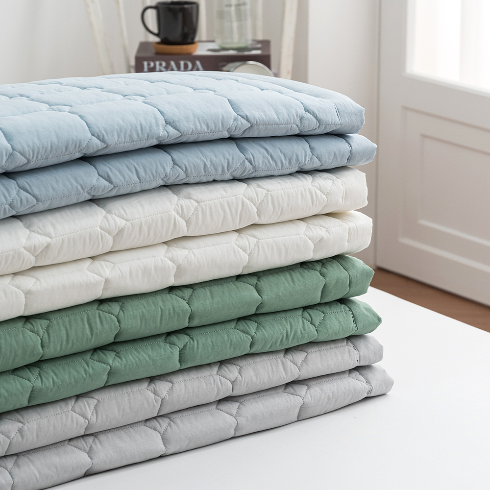 아르떼베딩 루네 고밀도 순면 부드러운 호텔 침대 패드 무지 SS