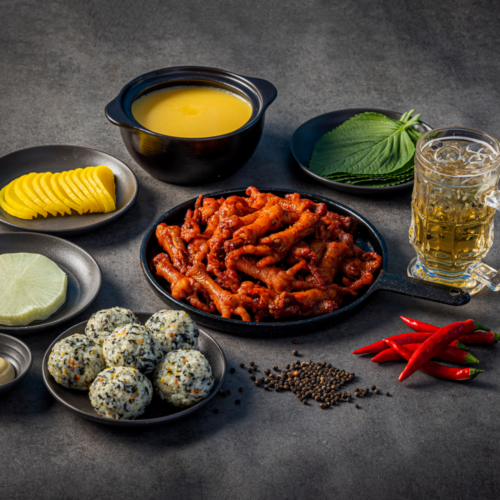 야식플렉스 직화 숯불 무뼈닭발 튤립닭발 캠핑음식 밀키트 250g - 상세 이미지 5