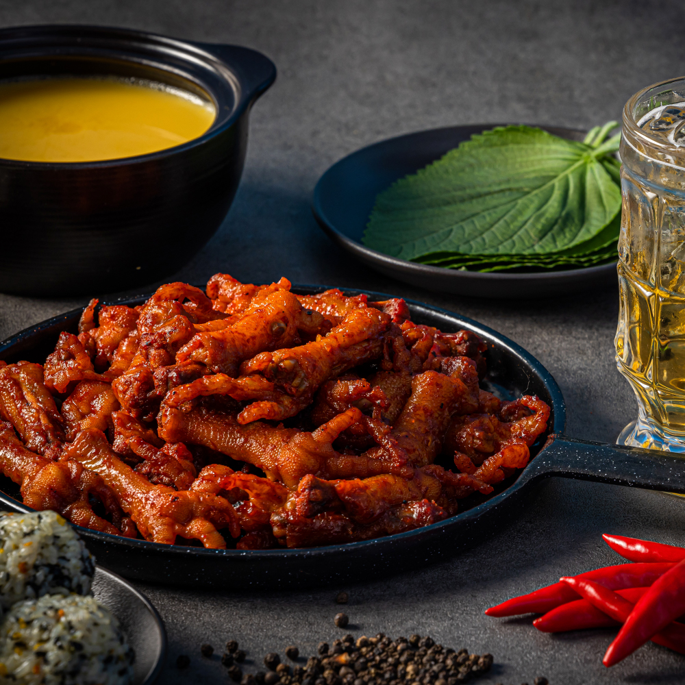 야식플렉스 직화 숯불 무뼈닭발 튤립닭발 캠핑음식 밀키트 250g 이미지 6