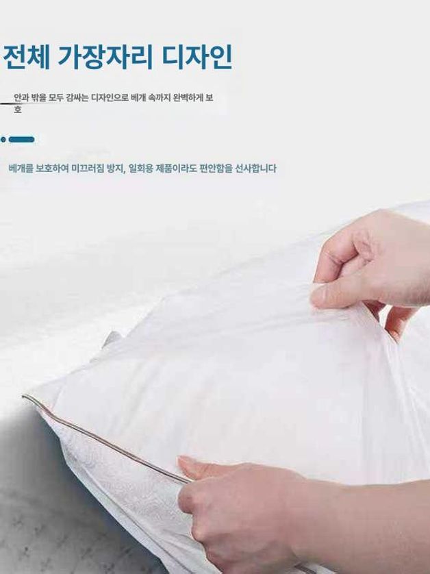 일회용 베개 커버 500매 500장 60개 방수 카바 일회용 베개 커버 - 상세 이미지 5