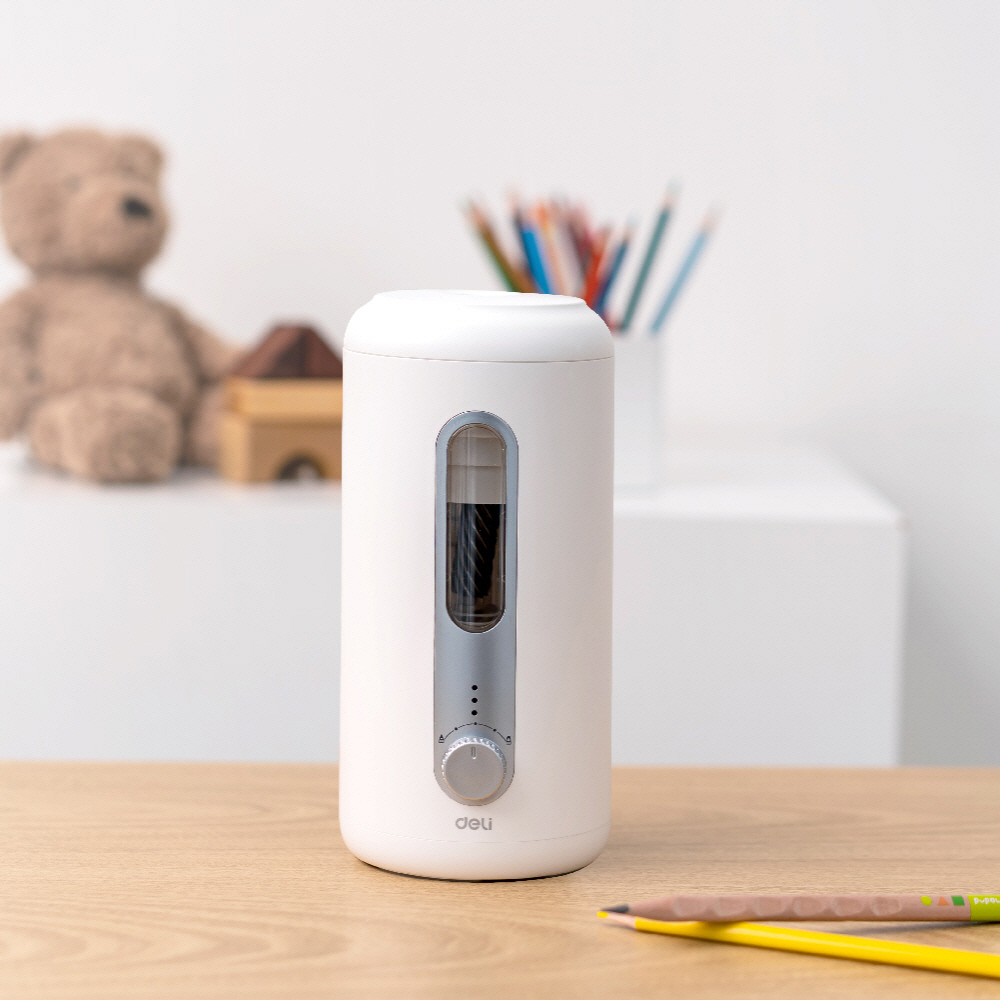 델리 올에이 자동 전동 연필깎이 5단 심조절 자동상승 점보 제품 이미지