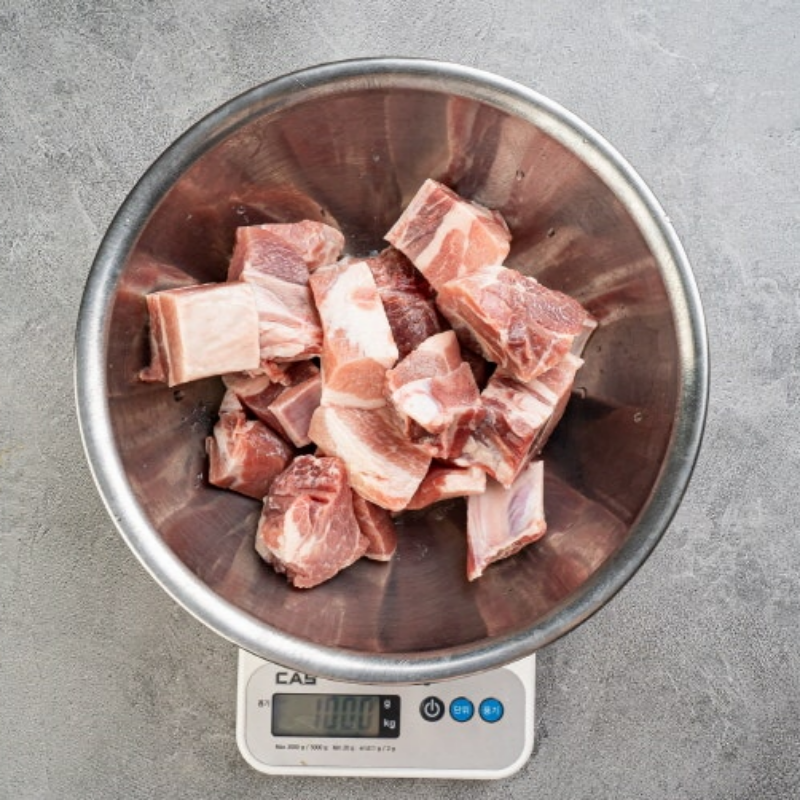 자연가득 국내산 100% 한돈 찜갈비 1kg - 상세 이미지 5