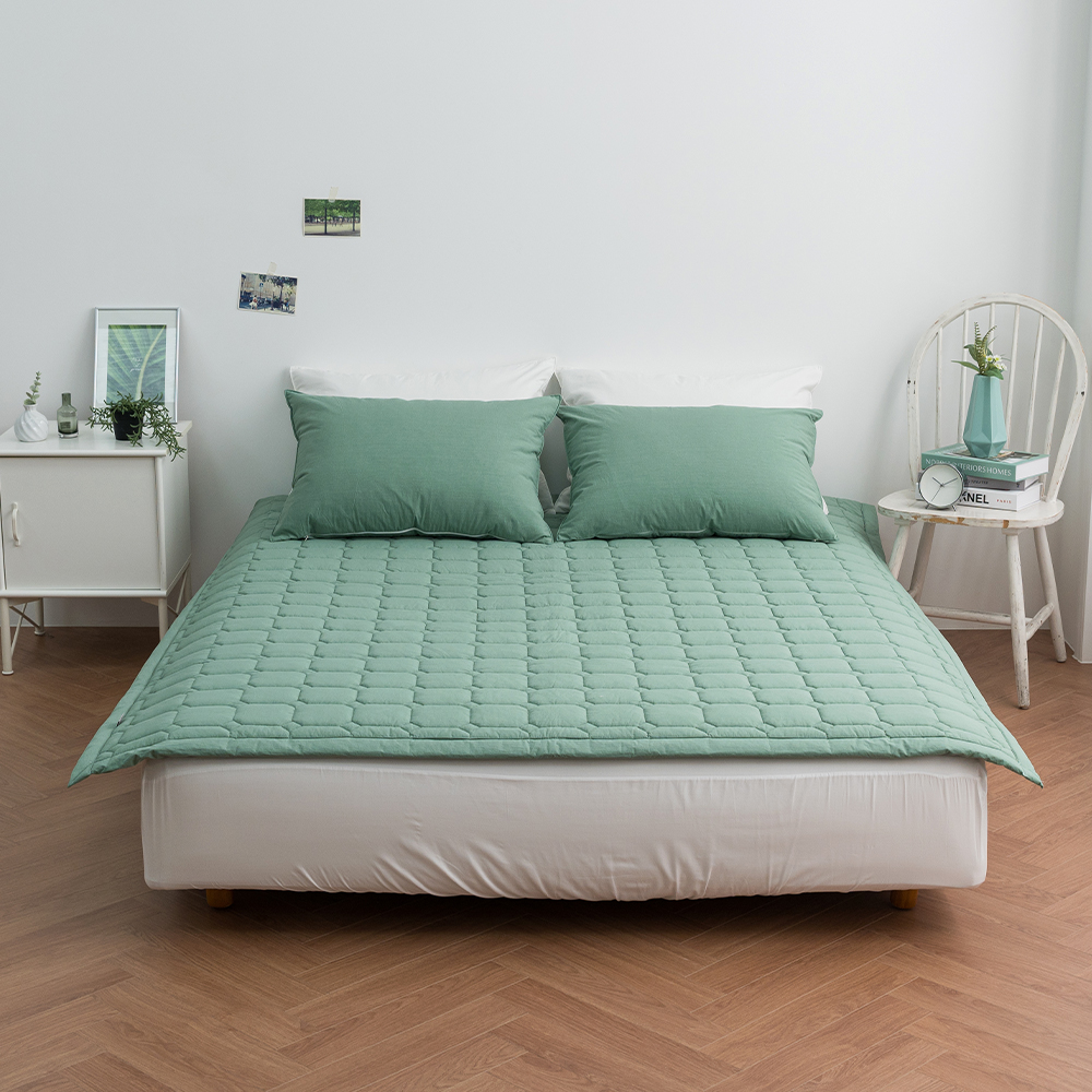 아르떼베딩 루네 고밀도 순면 부드러운 호텔 침대 패드 무지 SS