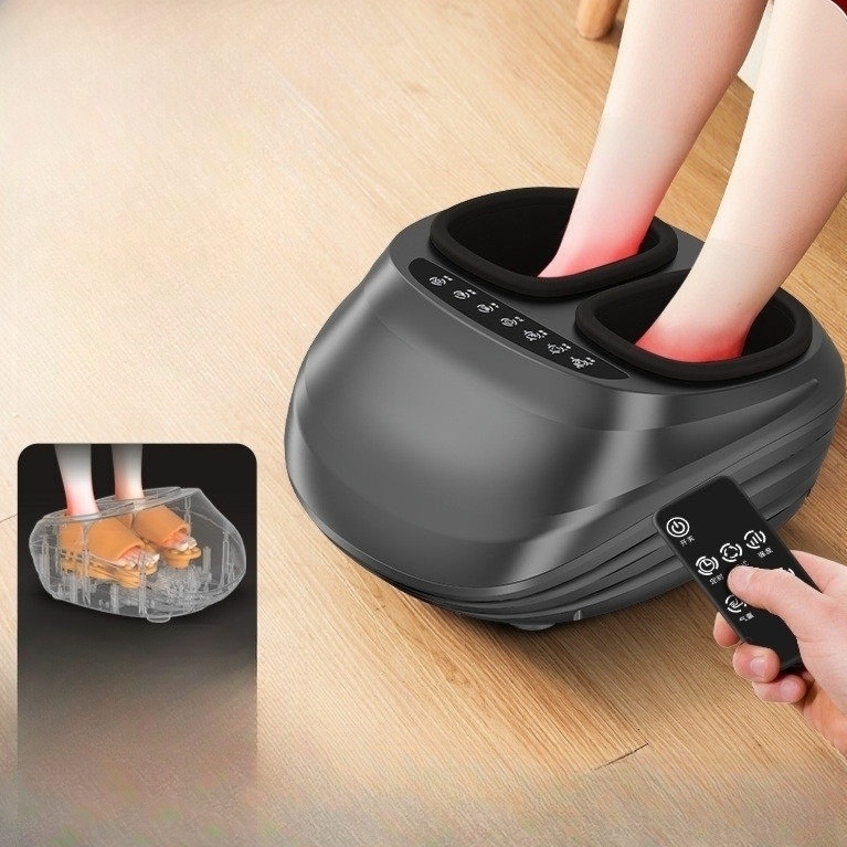 파워 롤링 공기압 따뜻한 온열 기능 전동 발마사지기 발바닥 지압 피로회복 붓기완화 - 상품 이미지