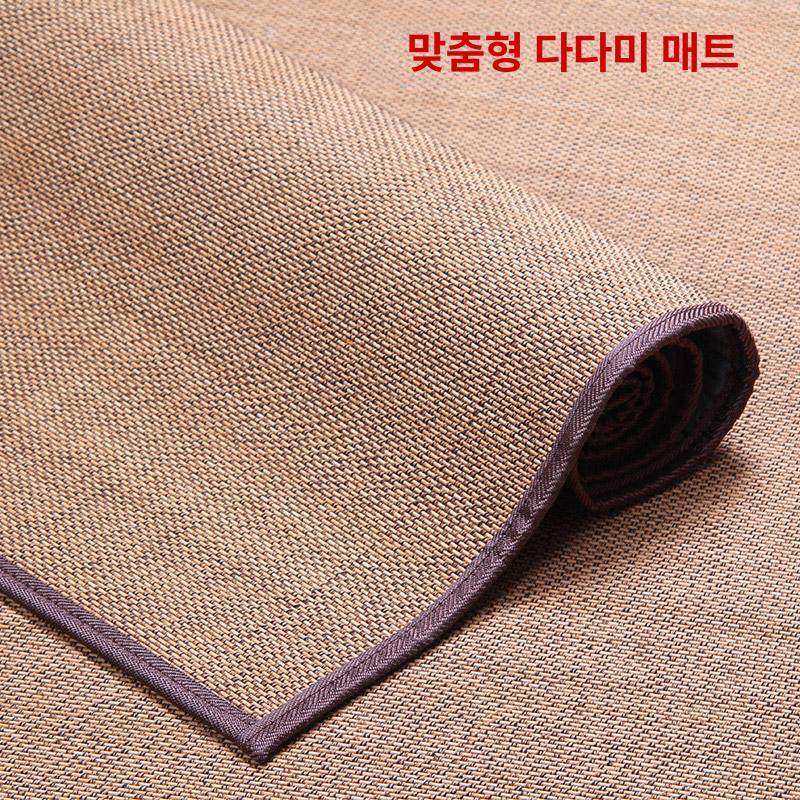 대나무 돗자리 가정용 사무실 쿠션 통기성 다다미 매트 카보나이즈드 500MM x 1200MM - 상세 이미지 4