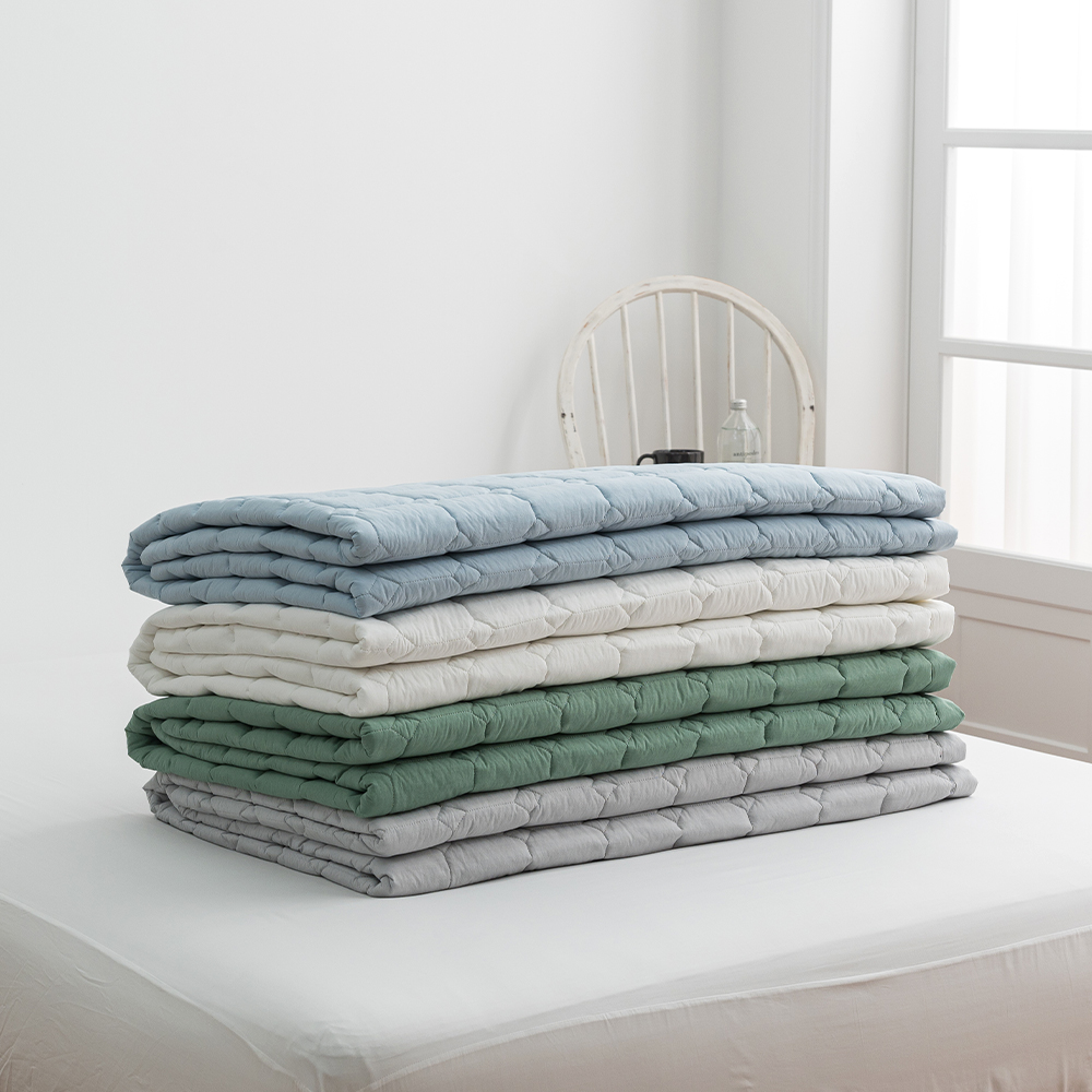 아르떼베딩 루네 고밀도 순면 부드러운 호텔 침대 패드 무지 SS