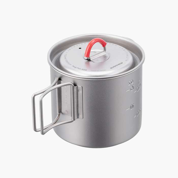 에버뉴 티타늄 머그 포트 500 스토브 세트 백패킹 접이식 경량 쿠커