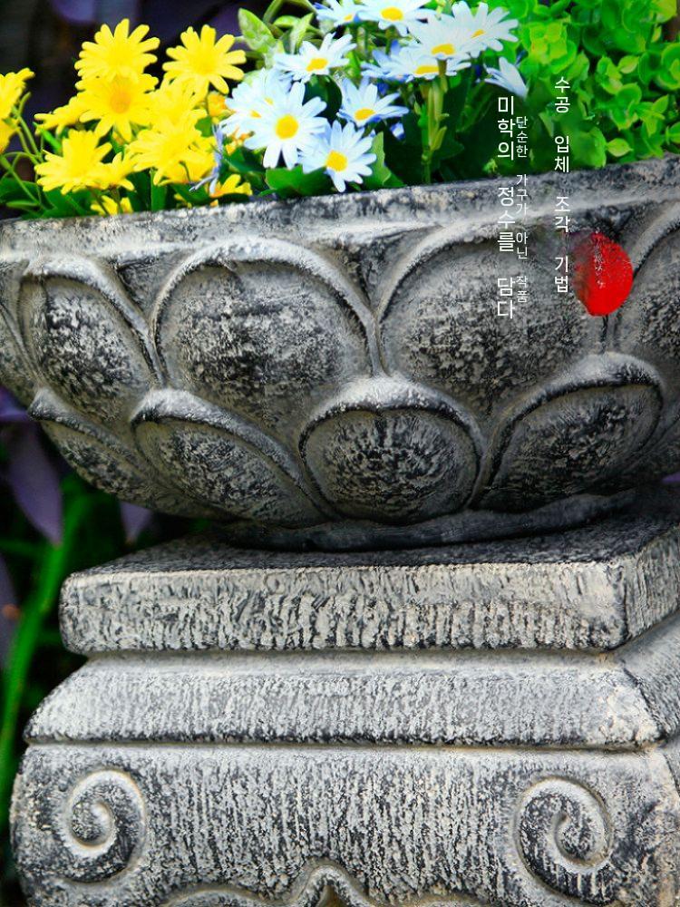 화분 빈티지 대형 초대형 대형화분 토기 홈가드닝 카페 루이 광장 부각(높음) - 상세 이미지 2