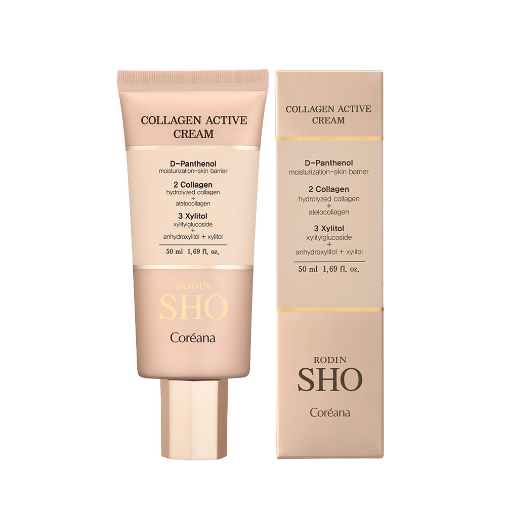 로댕쇼 엑티브 콜라겐크림 탄력케어 주름개선 영양 보습 크림 50ml, 2개 - 상품 이미지