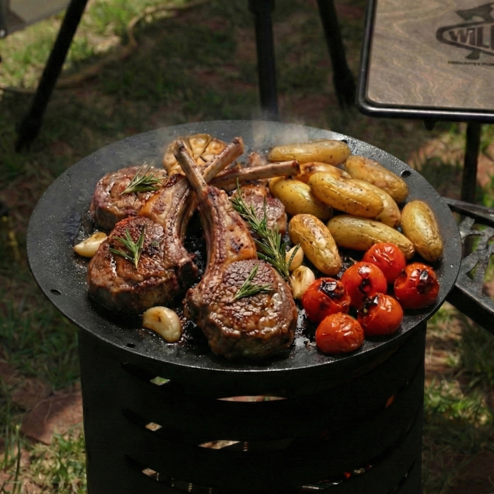 800도씨 무쇠 캠핑 그리들 인덕션 39cm 세트