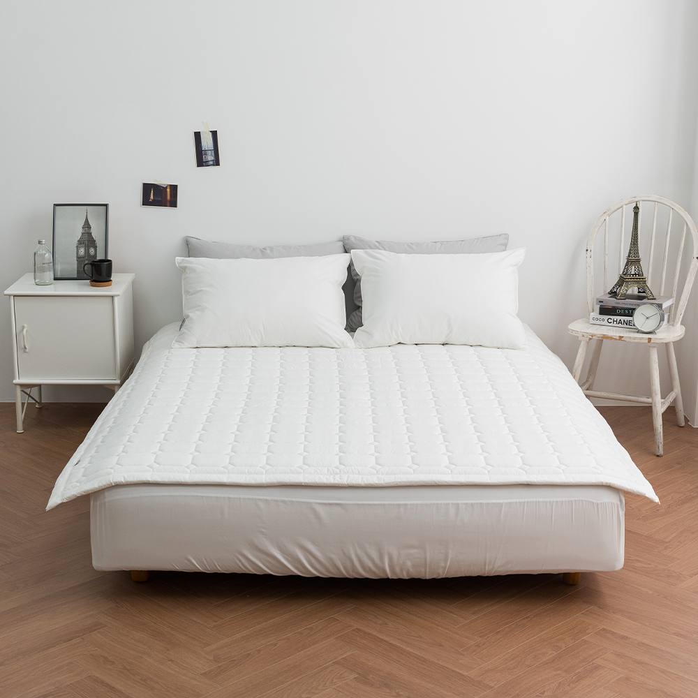 아르떼베딩 루네 고밀도 순면 부드러운 호텔 침대 패드 무지 SS