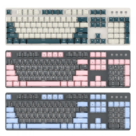 마이크로닉스 WIZMAX W101P V2 4세대 광축 완전방수 PBT (피코크 그린)