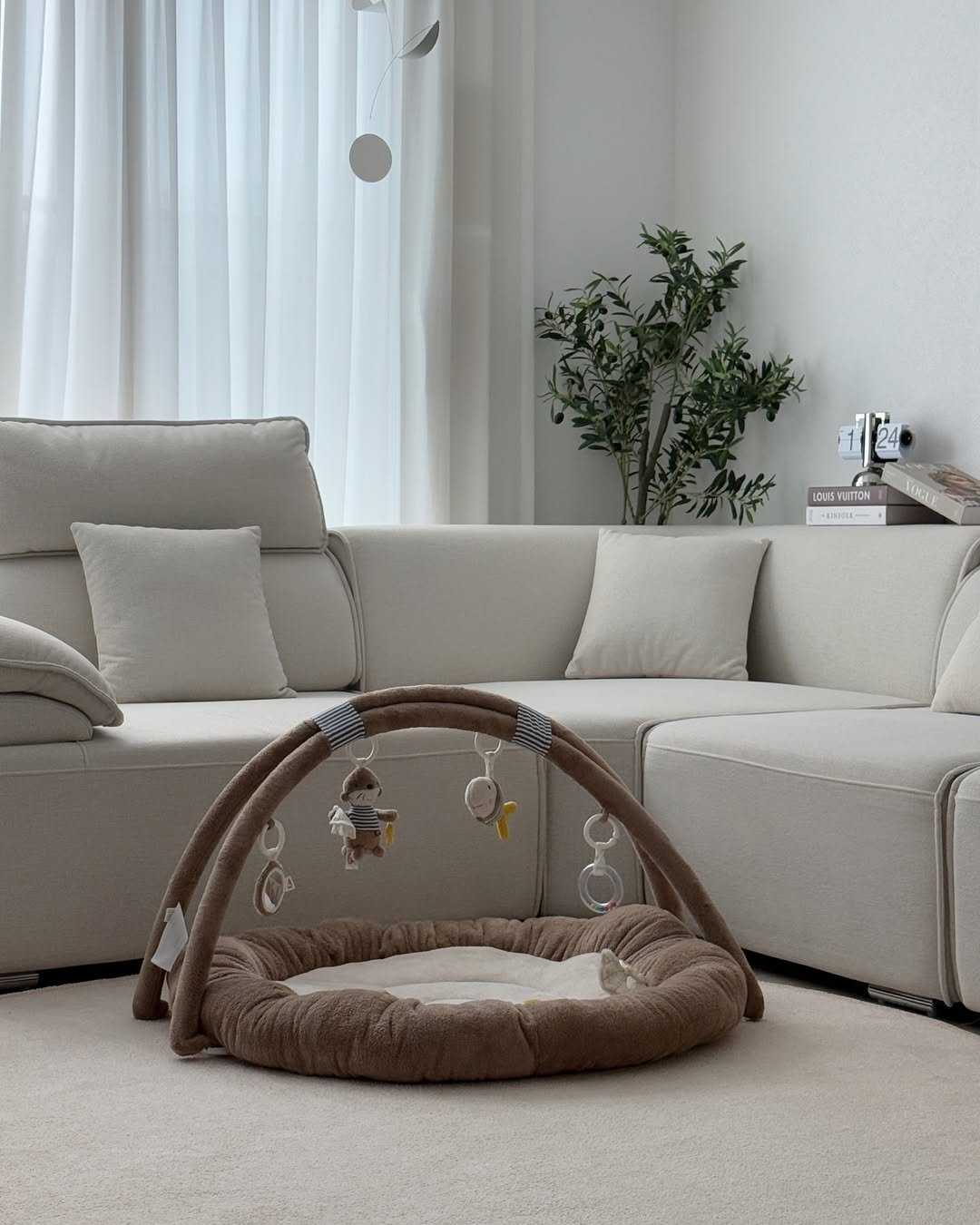 베이비펜 수달 아기 체육관 플레이 매트