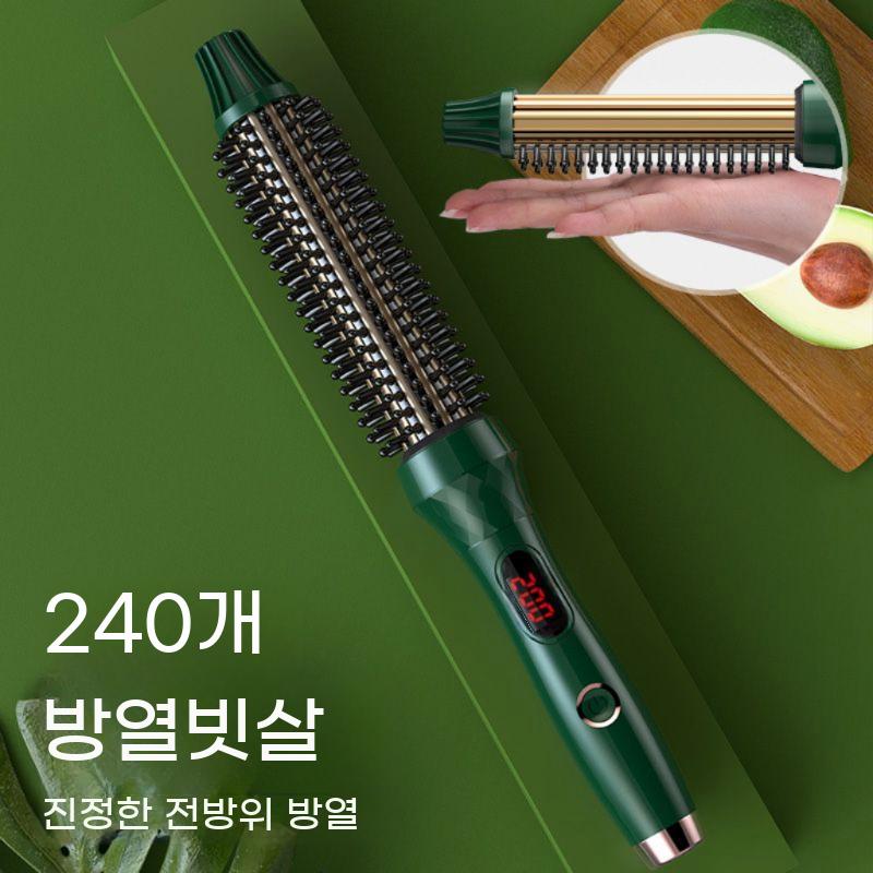 헤어브러시 남자 빗드라이기 드라이롤 전문가용 미니 슬림 뿌리 고데기 볼륨 남성용 뽕 짧은머리 - 상세 이미지 4