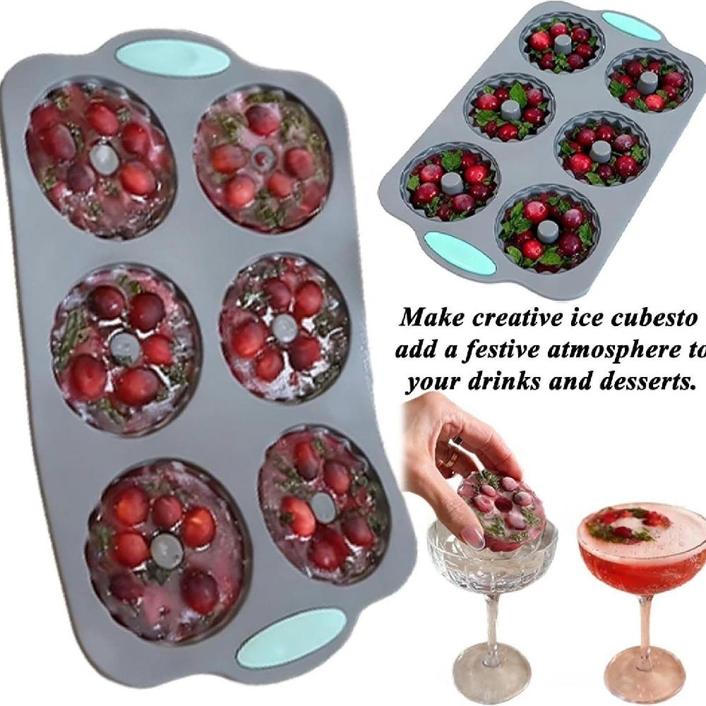 Nordic Ware 오리지널 캐스트 그라파이트 로즈 번트팬 크리스마스 리스 아이스 몰드 - 상세 이미지 2