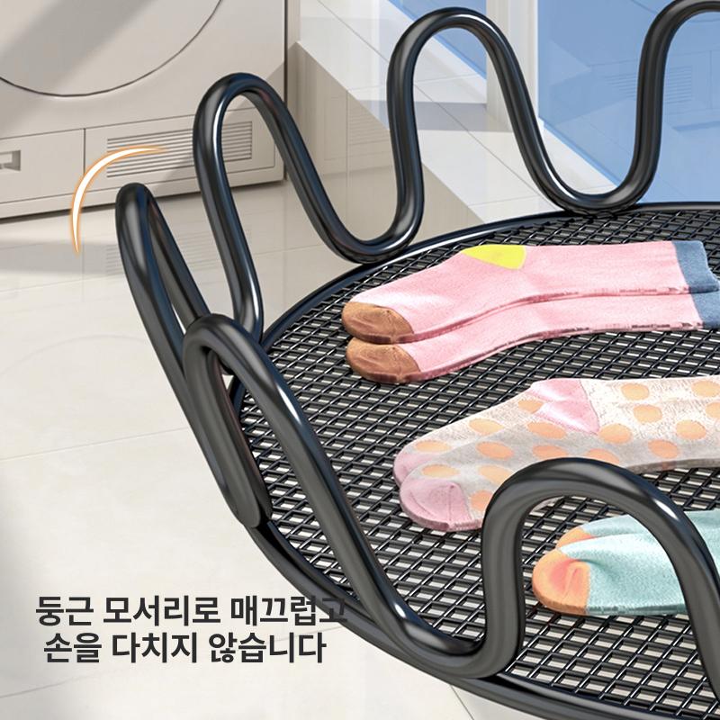 발코니 창문 난간 신발 건조대 고층용 창문걸이 선반 실버 분리형 후크 1개 이미지 6