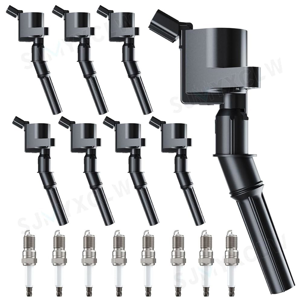 점화 코일 팩 DG508 및 이리듐 스파크 플러그 SP479 5.4L V8 2000 2001 2003 2004 2005 2006 2007 2008 포드 F150 F250 F350 - 상품 이미지