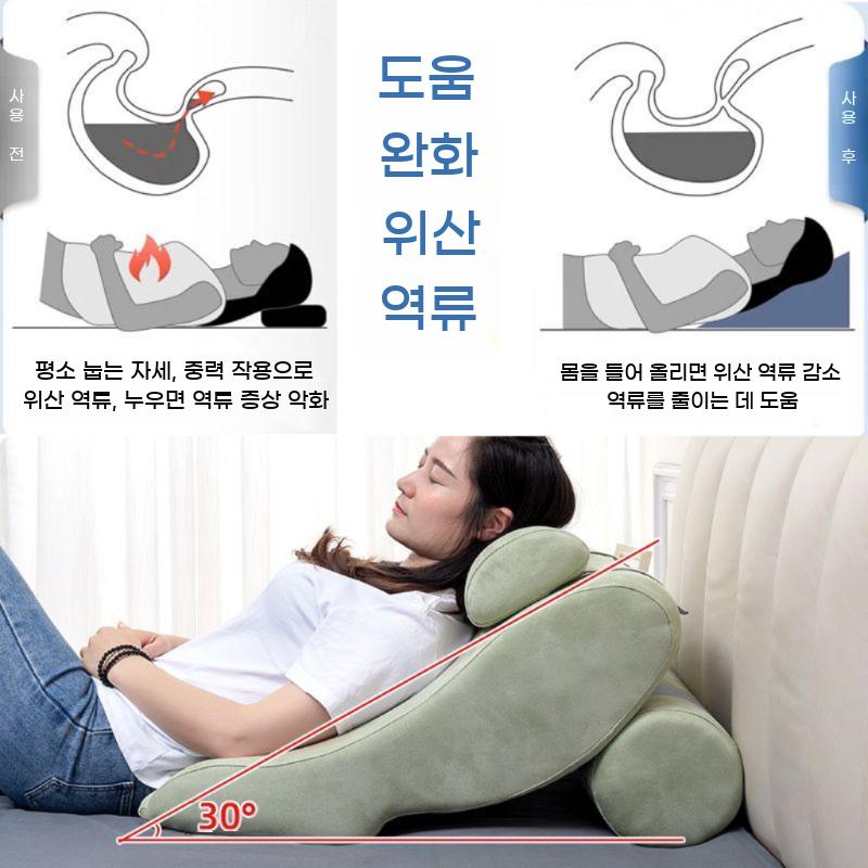 상체베개 베개 휴식 경사 아픔 독서 등받이 요추 침대 지지대 이석증 식도염 쿠션 방지 완화 - 상세 이미지 3