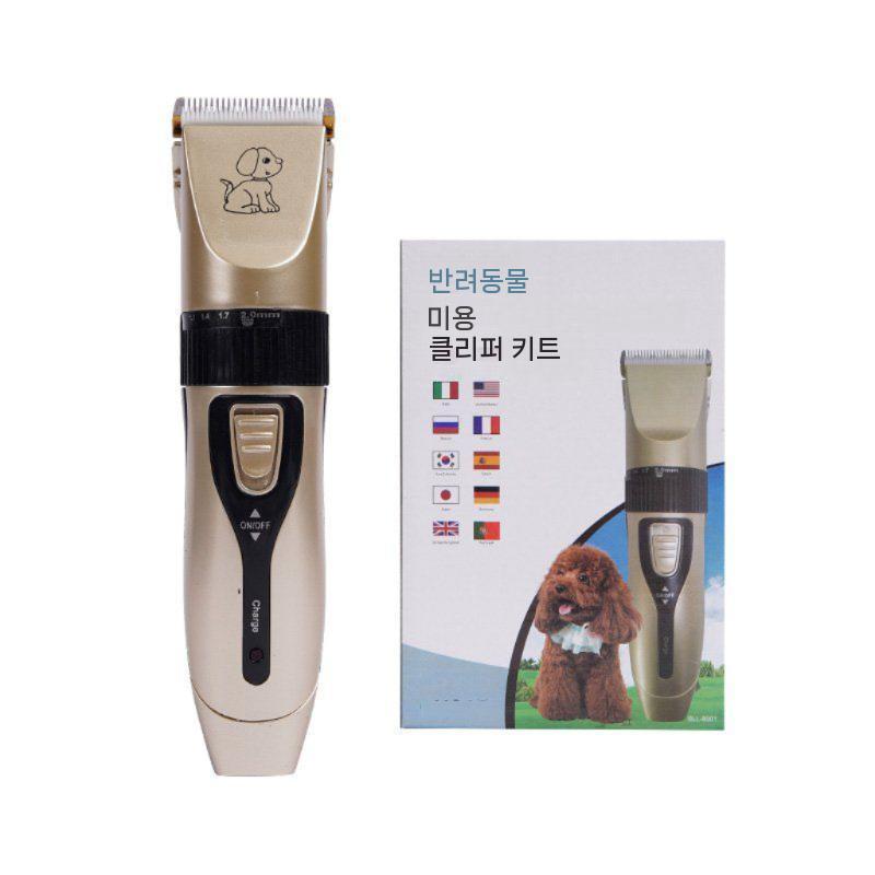 강아지바리깡 애완견 헤어 반려동물 바리깡 애견 미용 충전식 클리퍼 고양이 이발기 면도기 - 상세 이미지 2